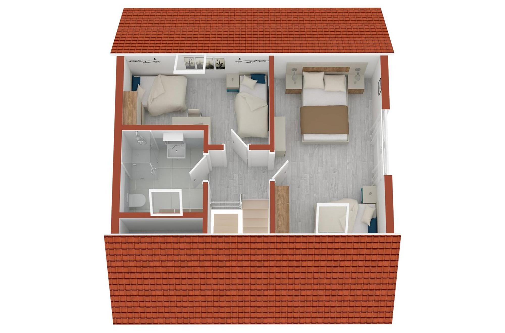 Ferienhaus Schwanensee Fuenfseen Luaran gambar